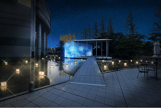 「White(ホワイト) Experience(エクスペリエンス)」をテーマに、ウォーターガーデンやチャペルを幻想的な光で演出！注目の大阪ベイエリアで冬の新しいアーバンリゾートの楽しみ方を提案