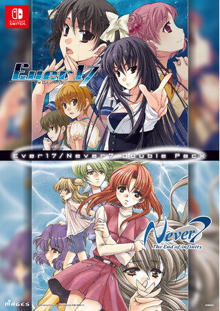 Nintendo Switch(TM)、PlayStation(R)4、Steamにて、リマスター版『Ever17』『Never7』2025年3月6日発売のお知らせ
