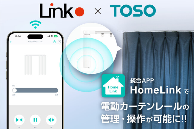 業界初 “IoTプラットフォームと連携する” スマート電動カーテンが誕生