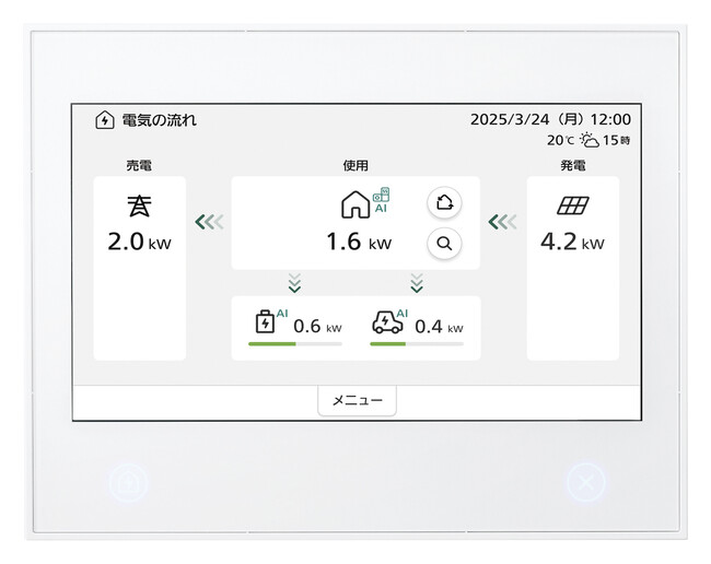 電気の再エネ活用率を76%まで向上。電気代削減と利便性を両立。「AiSEG3」を発売