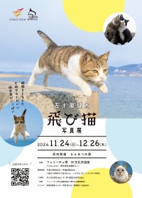 「五十嵐健太 飛び猫写真展」のご案内