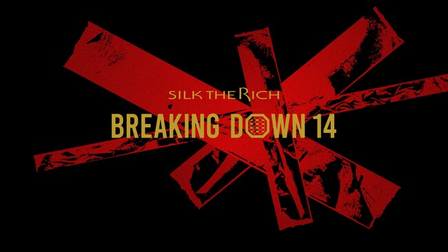 『SILK THE RICH presents BreakingDown14』対戦カード発表！～過去最高レベルのマッチメイクが決定～