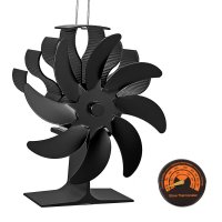 ストーブの熱で回転し暖かい空気を循環！アウトドアにも活用できる電源不要の8枚ブレードストーブファンが11/18に発売