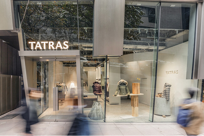 TATRASが東京・銀座に旗艦店をオープン