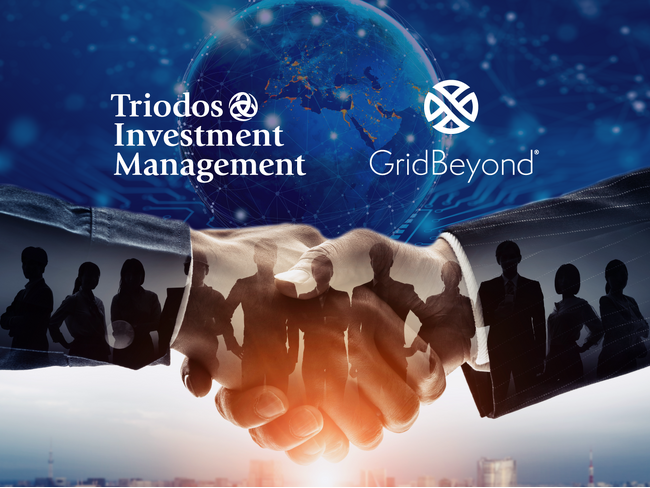クリーンエナジーに特化した欧州投資ファンドTriodos、新たに約18.4億円の投資を実施 - GridBeyond共にネットゼロ社会に向けた蓄電プロジェクトを拡大