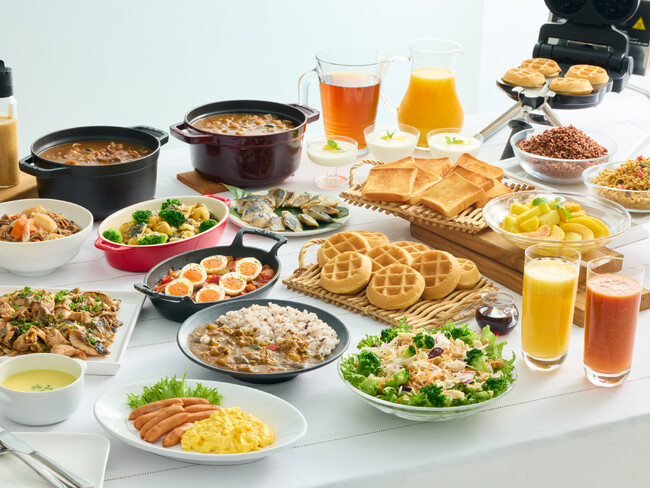 2025年1月、コンフォートイン6ホテルの朝食ビュッフェがパワーアップ！自分で焼いて楽しめるワッフルや日替わりカレーなどバリエーション豊かな