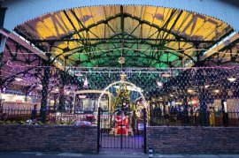 昨年のようす ※叡山電鉄のみで装飾 昨年のようす ※叡山電鉄のみで装飾