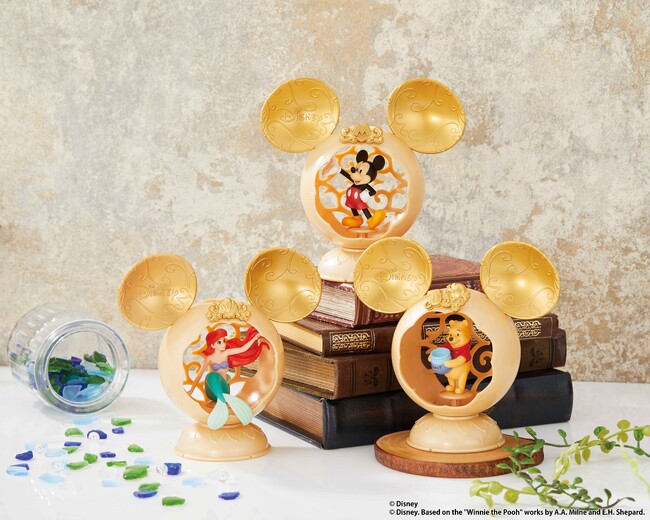 Disneyの世界観がつまった、大きいカプセルレスの新仕様商品ガシャポン(R)『ディズニーキャラクター / デスクトップフィギュア』登場！