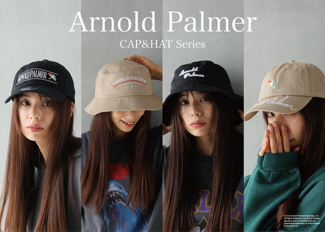 Arnold Palmerより、CAP&HATシリーズがリリース!