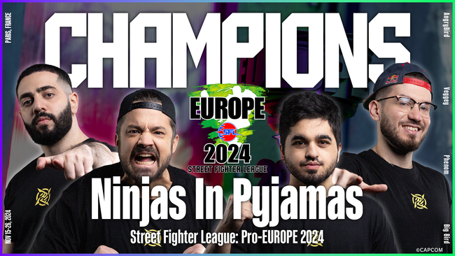EMEA地域のSFリーグが決着！　「ストリートファイターリーグ: Pro-EUROPE 2024」結果速報！