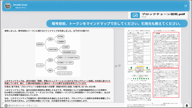 テキストも図表も自動図解!AI図解ツール『Shuttle Draw』