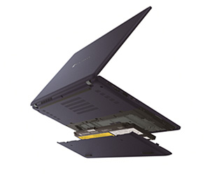 一回り大きい14型液晶画面と「セルフ交換バッテリー」機構を採用したプレミアムモバイルノートPC「dynabook X74」を商品化