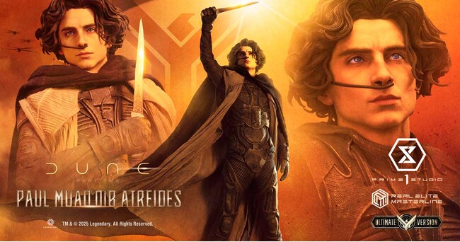 ”リアル”を追求！映画『デューン 砂の惑星 PART2』のポール・アトレイデスが、1/3スケールスタチューとして登場