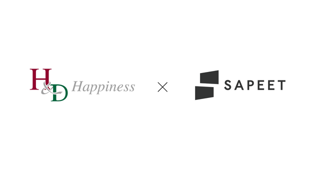 Sapeet、営業・接客教育への生成AI実装を加速するため、ハピネス・アンド・ディと業務提携