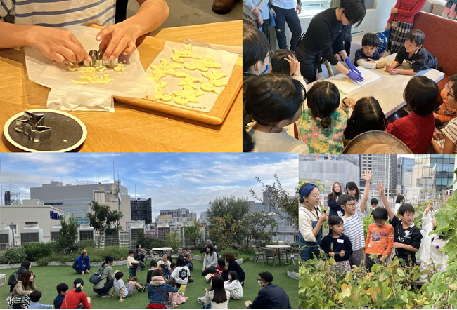 屋上菜園Edible KAYABAENで学ぶ体験型親子イベント「食べて美しく、健やかに～Wellbeing with Rosemary 神秘のハーブ ローズマリークッキーづくり」を開催