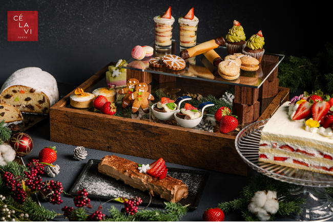 【CE LA VI TOKYO】2つの層で彩る甘美な贅沢体験！クリスマス限定バージョンのデザートブッフェが12月1日(日)よりスタート！