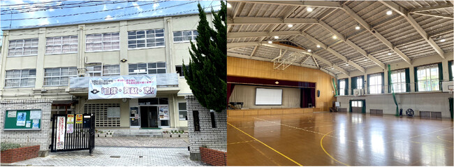 京都市立八条中学校に「防災安全合わせガラス」310枚を寄贈