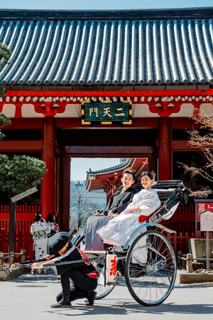 【東京力車】和装前撮り専門セルフフォトスタジオ INAI WEDDING WASOUの看板掲載のお知らせ！