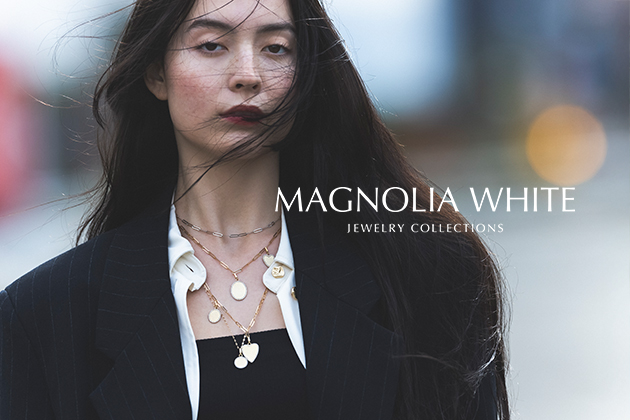 MAGNOLIA WHITE JEWELRYが洗練されたソリッドなフォルムと柔らかな曲線が魅力的な新作ジュエリー全10型を発表