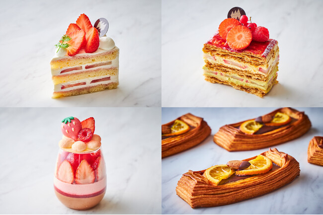 【ホテルメトロポリタン】旬の苺を堪能する新作スイーツ＆大人風味のデニッシュを販売