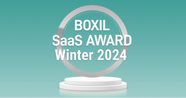 次世代型営業DXプラットフォームMazrica Sales「BOXIL SaaS AWARD Winter 2024」SFA（営業支援システム）部門で「Good Service」をはじめ5つの賞に選出