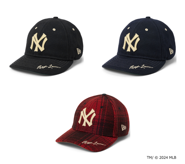 ポロ ラルフ ローレン x MLBヤンキース x ニューエラ キャップ発売