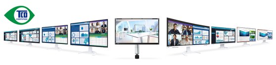IT機器の国際サステナビリティ認証　TCO Certified, Generation 10 FlexScanモニター9機種が世界で初めて取得