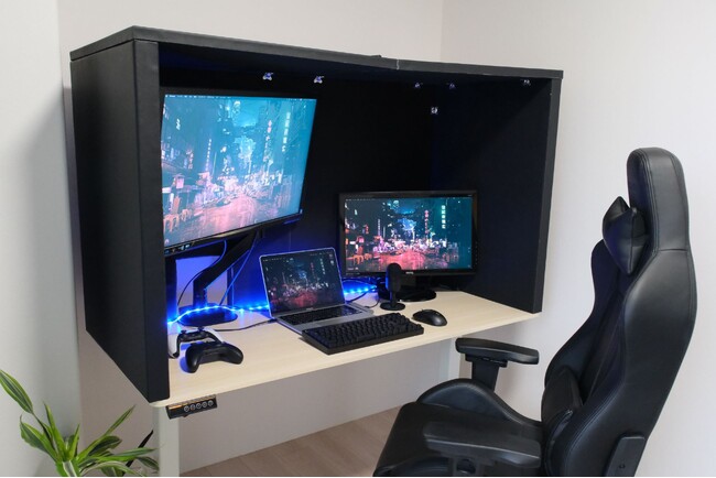 【Xで話題になり即完売】ゲーマー向けのデスク用防音アイテム「HISOHISOブース」がパワーアップして再販売決定！