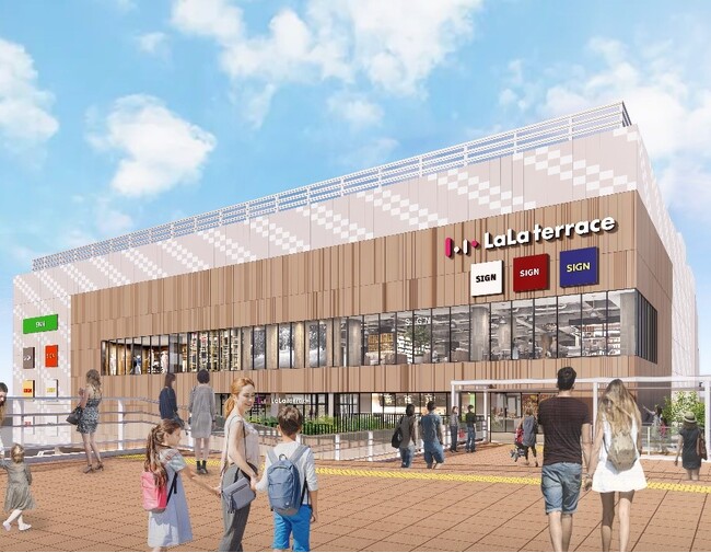 北綾瀬駅直結、ライフスタイル型商業施設「三井ショッピングパーク ららテラス北綾瀬」2025年6月開業