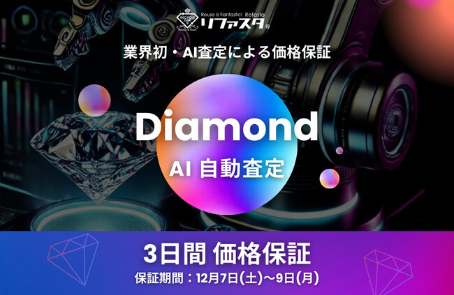 買取業界初！AI査定による価格保証サービス正式スタート