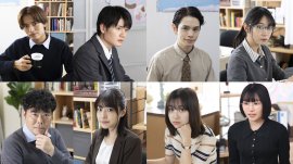 (上段左から)植村颯太、瀧澤翼、鈴木康介、雪見みと /(下段左から)山口森広、芦原優愛、花柳のぞみ、白石優愛 (上段左から)植村颯太、瀧澤翼、鈴木康介、雪見みと /(下段左から)山口森広、芦原優愛、花柳のぞみ、白石優愛