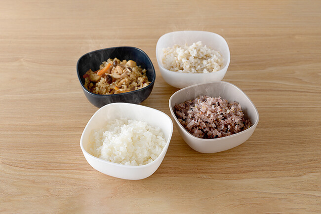 ご飯の温め直しにはコレ！定番のホワイトに、早くも新色が仲間入り。ネット限定色もご用意しました！