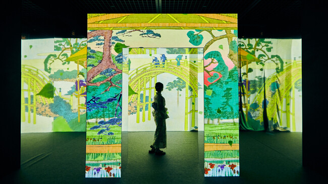 一旗プロデュース「動き出す浮世絵展 TOKYO」の寺田倉庫とのコラボレーション企画を公開。北斎ブルーで彩色するワークショップ、和朝食付きの水上宿泊プランなど浮世絵を体感できる特別コンテンツを展開。