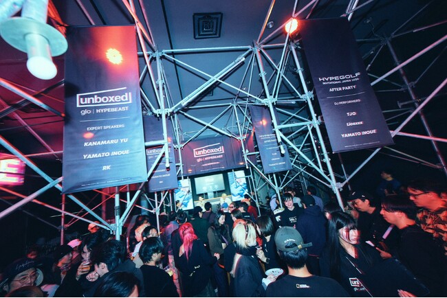 Hypebeast・glo(TM)コラボ企画「UNBOXED」の世界観を再現!「unboxed Live Session 1 - The HGI Japan 2024 after party」レポート
