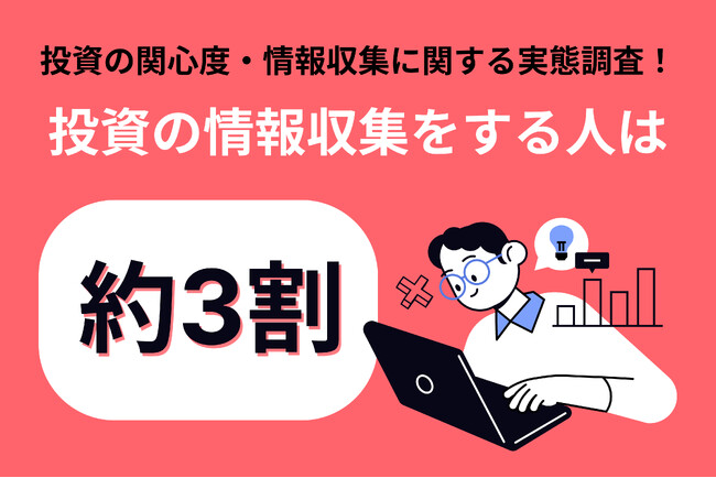 【調査リリース】積極的に投資の情報収集をしている人は3割未満…？不動産投資会社による1,000人へのアンケート調査で判明した情報収集への姿勢と情報収集のやり方
