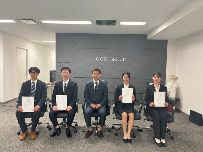 中小企業向け営業支援サービス「ZERO SALES」を提供するCTF GROUPが新オフィスに移転＆2025年新卒内定式を実施！
