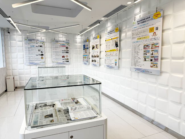 「医誠会国際総合病院と広報活動」の取り組みを医療複合施設「i-Mall」創造空間で展示