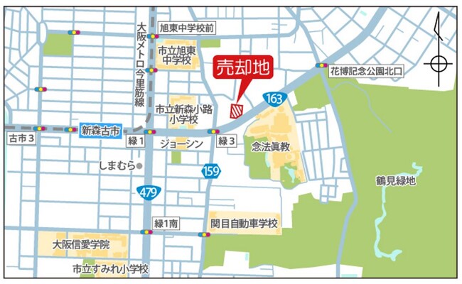 -信和不動産（株）が大阪市鶴見区緑の土地を売却-