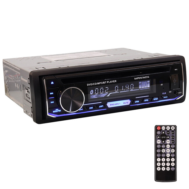カー用品ブランドMAXWINからHDMI映像出力対応1DINサイズの多機能DVDプレーヤーが登場!