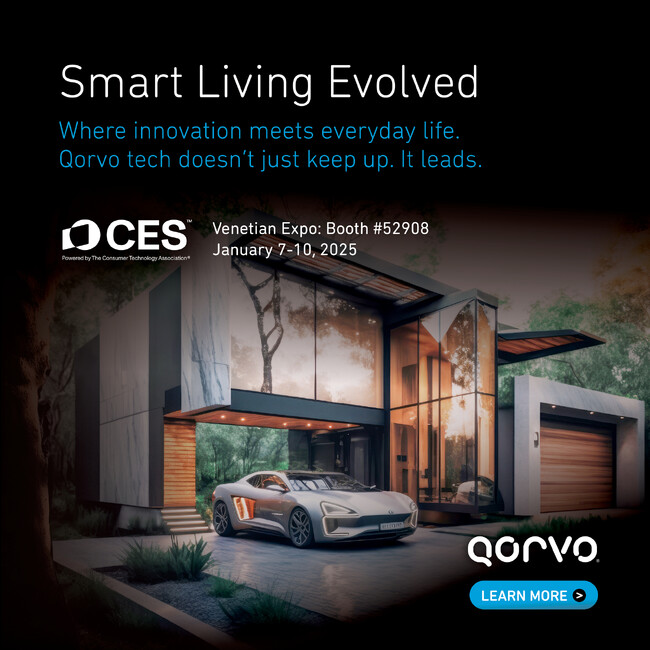 Qorvo(R)、CES(R) 2025で「進化するスマートリビング」を紹介