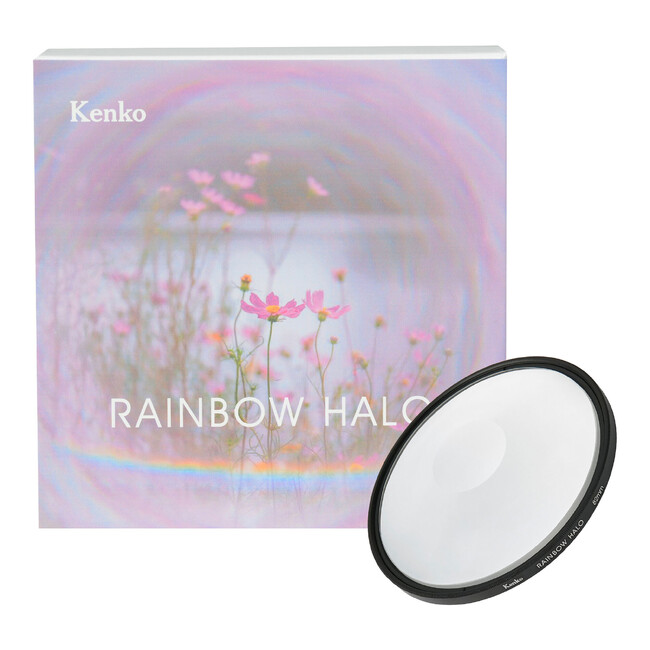 ぐるぐる効果と虹色のアクセントで主役を際立たせるレンズフィルター「Kenko レインボーハロ」