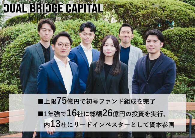 「世代や産業を代表する傑出した経営者の輩出」をミッションとするDual Bridge Capital、総額75億円での1号ファンド募集完了のお知らせ
