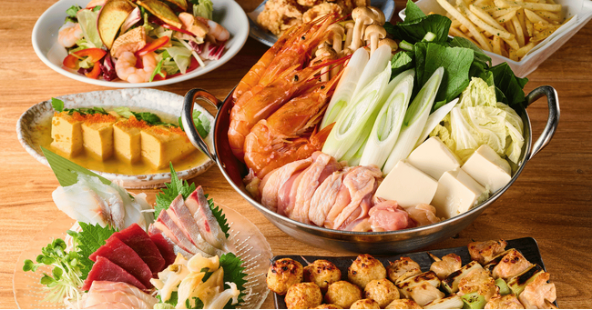 【とととりとん】忘新年会にまだ間に合う！旨味たっぷり鍋or鉄板付きの冬コースを実施中