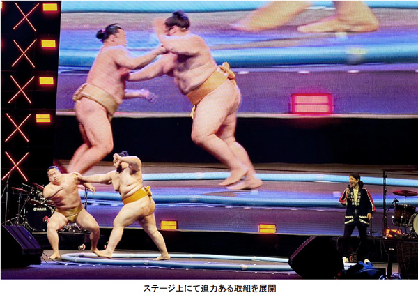 インバウンド向け相撲エンタテインメントショーホールTHE SUMO HALL日楽座OSAKA 初の海外公演を実施！インドで大成功！