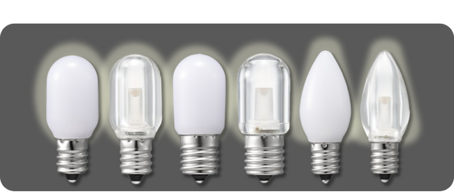 LEDナツメ球・ローソク球を発売。
