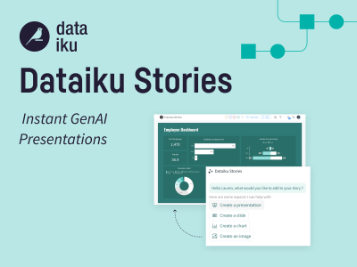 新機能Dataiku Stories、生成AIで信頼性の高いデータを瞬時に動的なビジネスプレゼンテーションに変換