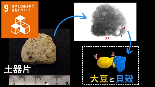 収蔵庫から続々新発見！X線CTによる縄文土器の再発掘で判明日本ではめずらしい貝殻混入の縄文土器・九州最古級のマメ類圧痕の発見熊本大学と福岡市埋蔵文化財センターのコラボで判明