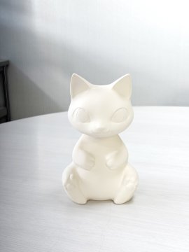 ▲オリジナルアイルー色塗り体験 ▲オリジナルアイルー色塗り体験