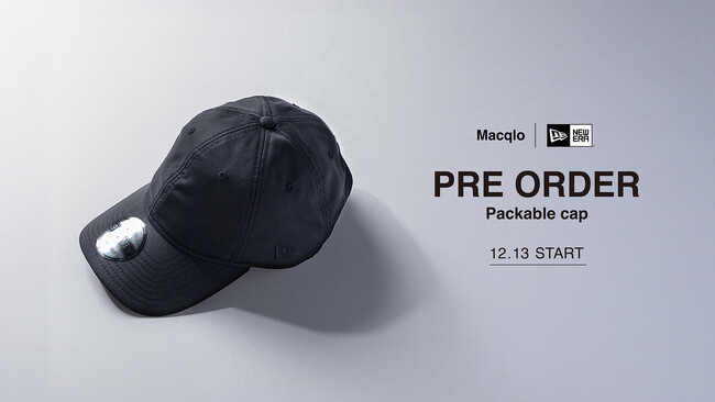 “黒×高機能”アパレル『Macqlo』×ヘッドウェアブランド「NEW ERA(R)」大人気コラボキャップがリニューアル！ 12月13日(金)より予約販売開始