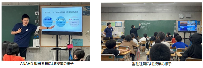 エリアマネジメント活動での教育活動への取り組み　横浜市立箕輪小学校において「空飛ぶクルマ」の出張授業を実施